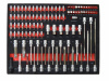 Набор бит и головок-бит,1/4" 5/16" 1/2" 101 предмет(PH, PZ, SL, TORX, TORX с отверстием, HEX, SPLINE. Большой выбор на сайте Трейдимпорт