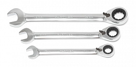 На сайте Трейдимпорт можно недорого купить Ключ комбинированный трещоточный с реверсом 15мм Partner PA-3015R. 