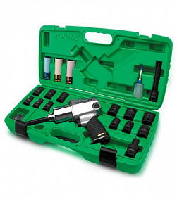 На сайте Трейдимпорт можно недорого купить Гайковерт пневматический 1/2" 813 Н/м TOPTUL GDAI2704. 