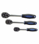 Трещотка с прорезиненной рукояткой 24зуб.1/2